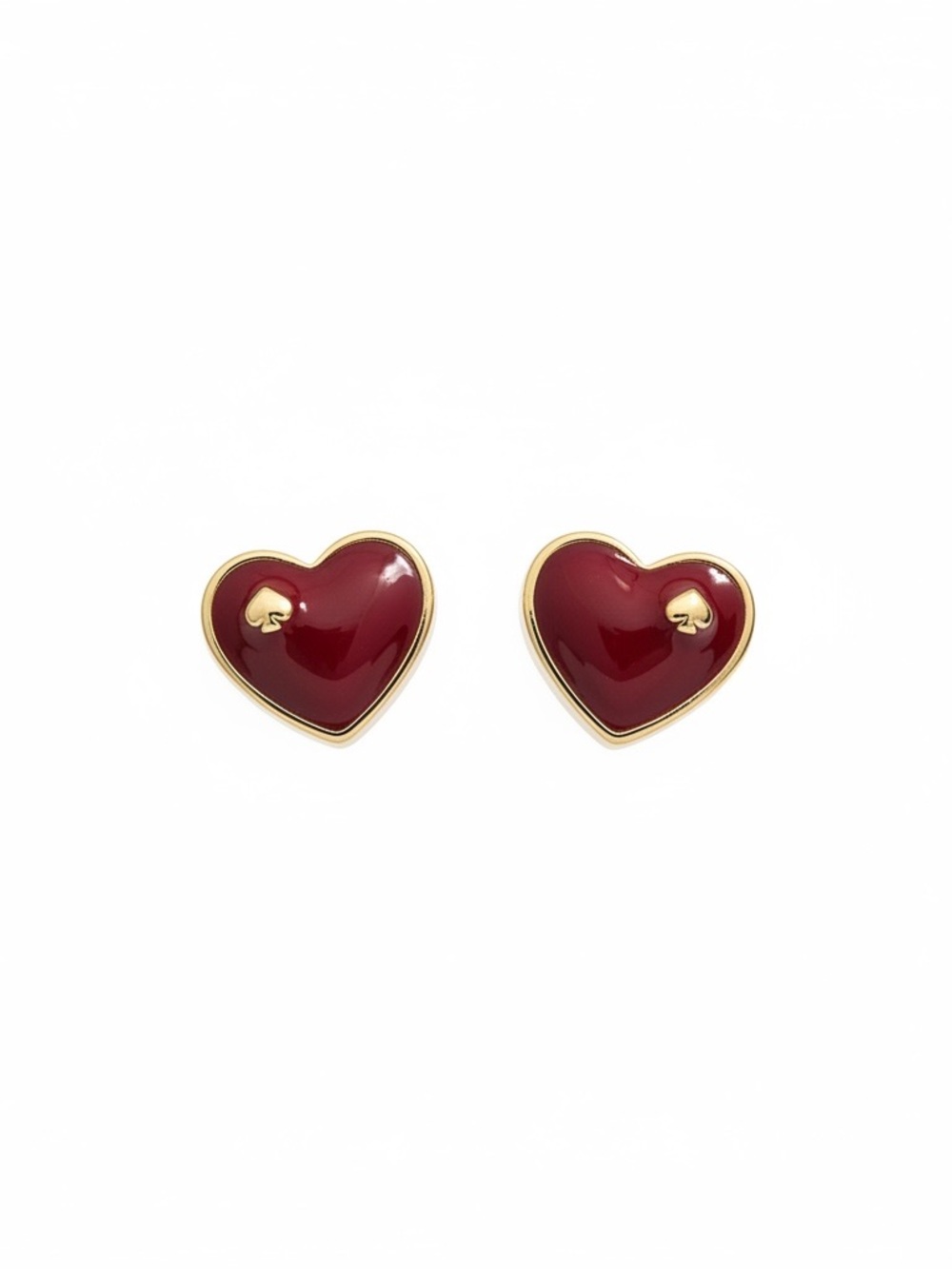 Kate Spade Heart and Spade Stud Earrings - Picture 2 of 2